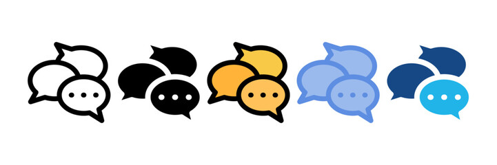 Group Chat Icon Element For Design