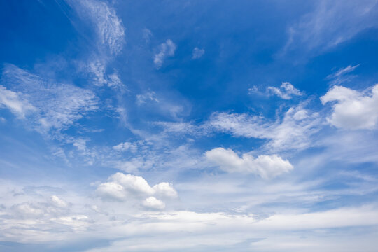 clear blue sky background,clouds with background, Blue sky background with tiny clouds. White fluffy clouds in the blue sky.
Captivating stock photo featuring the mesmerizing beauty of the sky and cl
