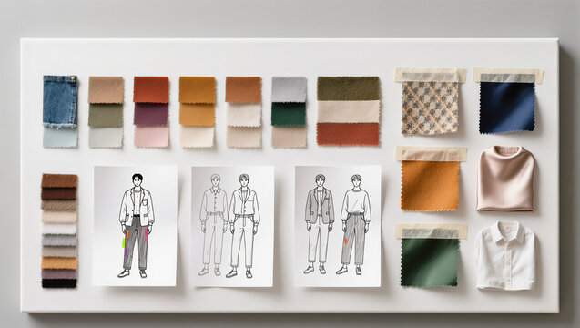 Exploring fabric possibilities for modern fashion design inspiration - Powered by Adobe
