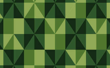 Modern geometric triangle pattern in shades of forest green. Deep and organic, perfect for backgrounds and nature-inspired themes.