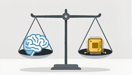 Balance between human intelligence and artificial computation