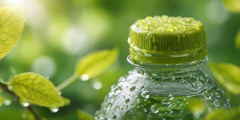 Legal Drinking Age Day Beverage Packaging Premium Fresh Drink Bottle Cap Close-Up for Summer Fourth of July Marketing Campaigns