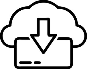 Download icon set. Download button Collection. Download files icons vector. simple download icon isolated on white background. Arrow downloading icon. Vector illustration.