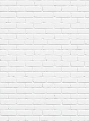 Fototapeta premium Crisp White Brick Wall Texture with Subtle Shadow Play