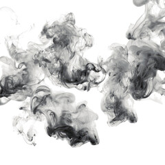 Abstract monochrome cloud formations