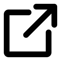 external link glyph icon