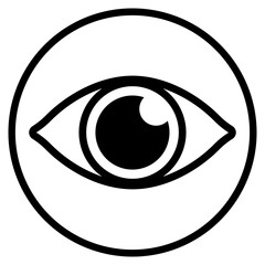 eye glyph icon