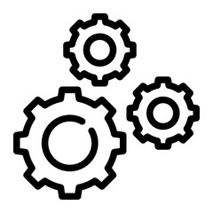 settings line icon