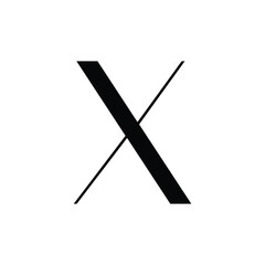 Letter x logo design vector template design for brand.