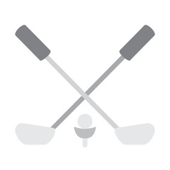 Golf Club Vector Flat Icon Design