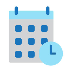 Calendar Vector Flat Icon Design