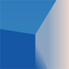 interior design background simple modern architecture style wall with floor and corner empty room illustrationwith sky 