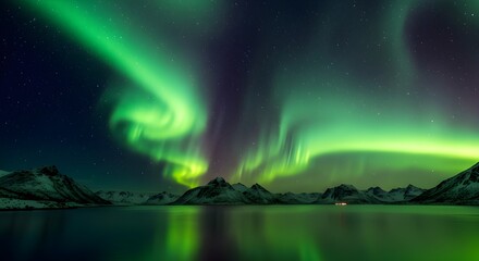 rainbow in the mountains