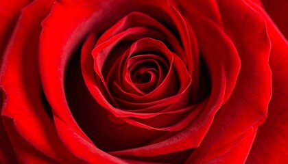 Close-up of a deep red rose