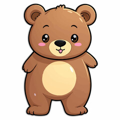 Chibi Style bear 14.eps Art