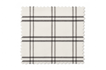 Black and white plaid pattern with a transparent background
