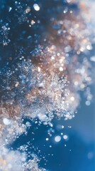 Obraz premium Mesmerizing 3D Render of a Sparkling Cluster of Crystalline Structures, Evoking a Sense of Wonder and Intricacy, Ideal for Projects Requiring a Touch of Elegance and Sophistication