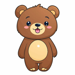 Bear 41.eps in Kawaii Style