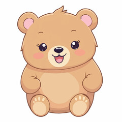 Cute bear-7.jpg Sticker