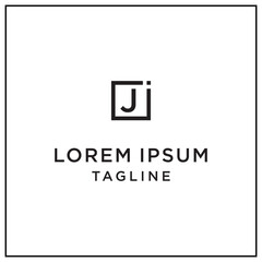 Obraz premium jj square logo 