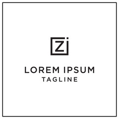 jz or zj square logo 