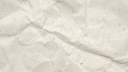 Abstract crumpled and creased recycle paper texture background