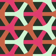 Italian ceramic tile pattern. Mediterranean porcelain pottery. Ethnic folk ornament.