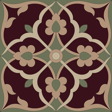 Ornament seamless pattern background. Design for decor, prints, textile, furniture, cloth, digital