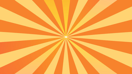 Gradient Burst with Radial Citrus Lines
