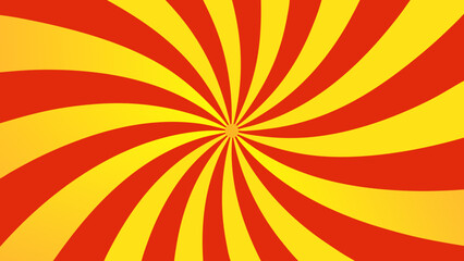 Spiral Rays Pattern with Bright Summer Colors