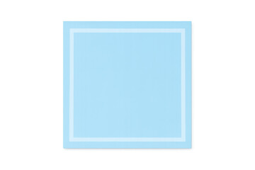 Transparent blue square with gradient border effect