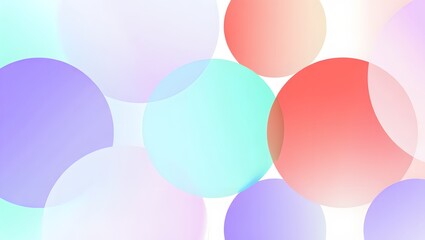 Soft Pastel Bokeh Circle Background