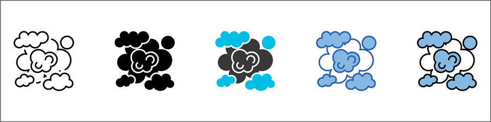 Smog Icon Pack Multistyle Illustration