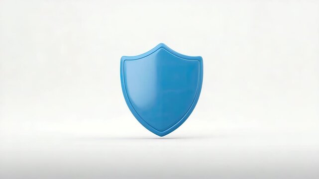 Blue shield icon representing strong protection and advanced security