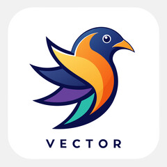 Obraz premium abstract bird logo