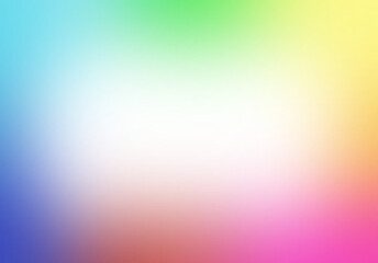 Vibrant Rainbow Gradient Background — Modern Colorful Abstract Wall Art, text space in the middle, transparent background