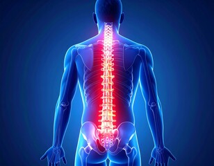 3D anatomical spine pain