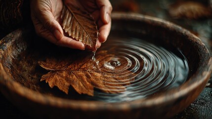 Emotional balance and fall transitions, seasonal mindfulness and nature therapy in autumn leaves, supporting mental wellness and resilience during seasonal change
