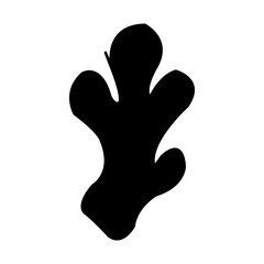 ginger silhouette icon design template