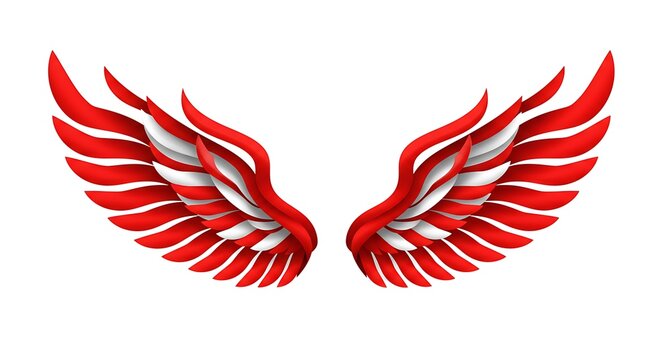 A symbolic design where the ribbon resembles Garuda wings, representing Indonesian national pride and elegance
