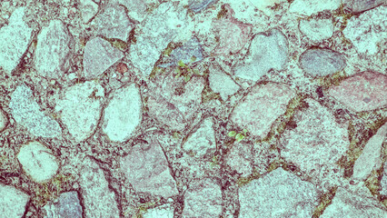 Stone paving as nature background.
