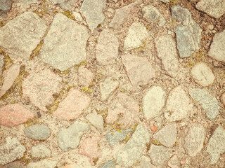 Stone paving as nature background.