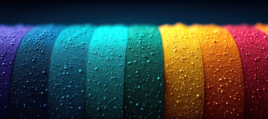 Smooth rainbow gradient backdrop with sparkle effect