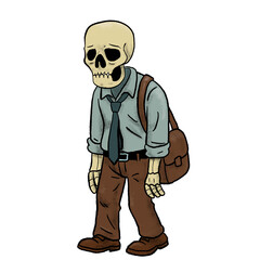 Man feel tired after work