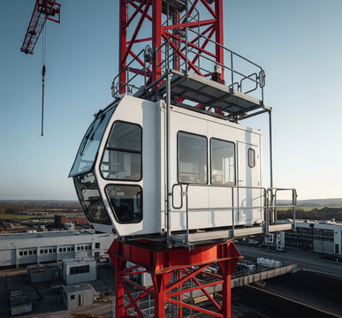 heavy equipment tower cranes working on construction projects
