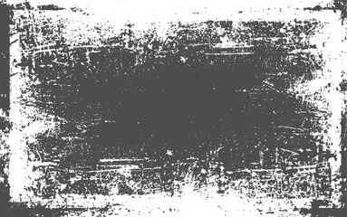 Monochrome texture composed Scratch grunge urban background, distressed grunge texture  vector illustration. overlay, texture of cracks, vector, transparent background.