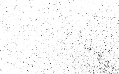 Textured abstract pattern with black dots and white shapes vector,  black distressed dot dirty Grain noise  pattern with vector dust dots grunge texture,  transparent background.