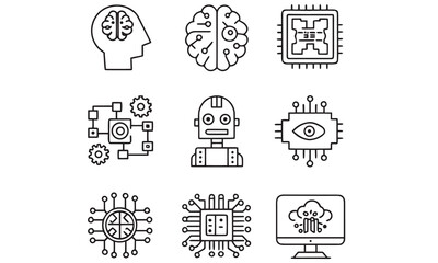 AI & Machine Learning Icons