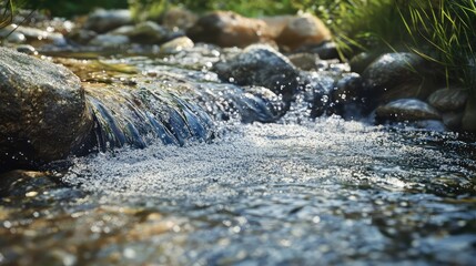 Fototapeta premium erosion stream water