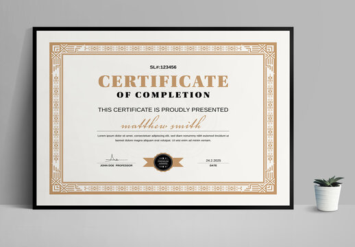 Certificate Design